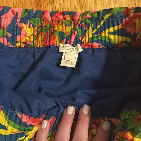J. Crew Floral Linen Skirt - Picture 5 of 6